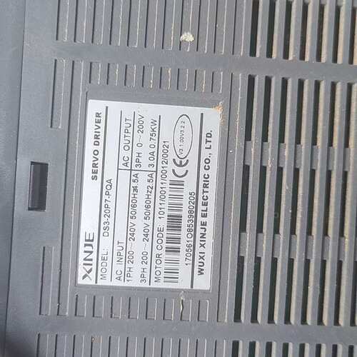 议价信捷伺服驱动器DS3-20P7-PQA，拆机件，功能正常，成可维修
