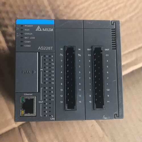 议价台达PLC AS228T-A 主机 成色漂亮 功能没测试 也可维修