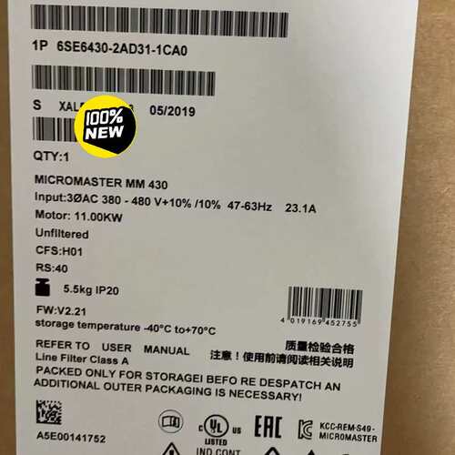 议价6SE6430-2AD31-1CA0西门子全新 MM430变可维修