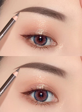 卡姿兰眉笔易防水易防汗持色不易脱色不易晕染自然女刀削式初学者