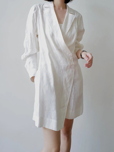 nw80en 气质拿捏 暗花收腰连衣裙上衣两穿时尚休闲简约百搭款女装