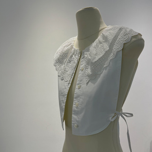 nw80en 精致花边领配饰 复古蕾丝颈饰 法式连衣裙装饰领