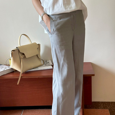 设计师原创舒适宽松阔腿裤