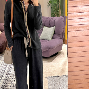 套装 NW8 菠萝格毛巾料T恤长裤 秋冬款 0EN