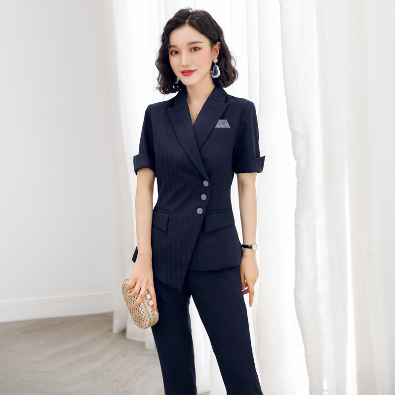 3时尚职业西装套装女ol工作服正装裤白领商务西服套裙夏季气质工装