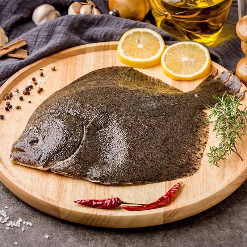 多宝鱼海鲜水产鲜活冷冻海鱼新鲜碟鱼石斑鱼比目鱼500g