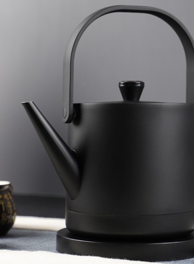 Creade科瑞德酒店电热水壶民宿烧水泡茶壶 仿古水壶304不锈钢长嘴