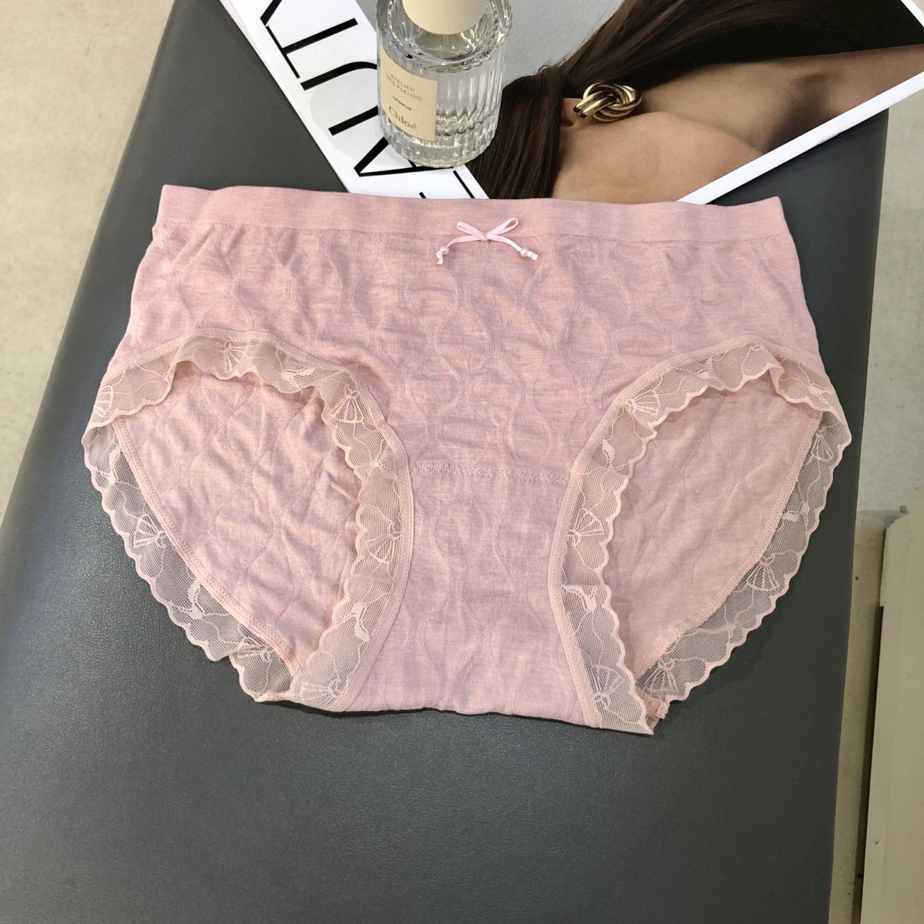 俏织新款少女内裤中腰蕾丝边三角短裤舒适透气柔软亲肤底裤头黑色,女士内衣/男士内衣/家居服,女三角裤,淘宝优惠券,粉丝福利购,淘宝优惠卷