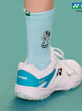 YONEX/尤尼克斯 1452525BCR 25FW训练系列舒适透气中筒运动袜yy