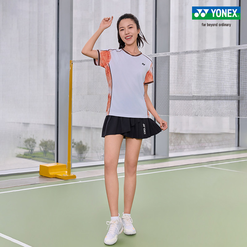 YONEX/尤尼克斯 2200526BCR 26SS比赛系列时尚简约休闲运动短裙yy