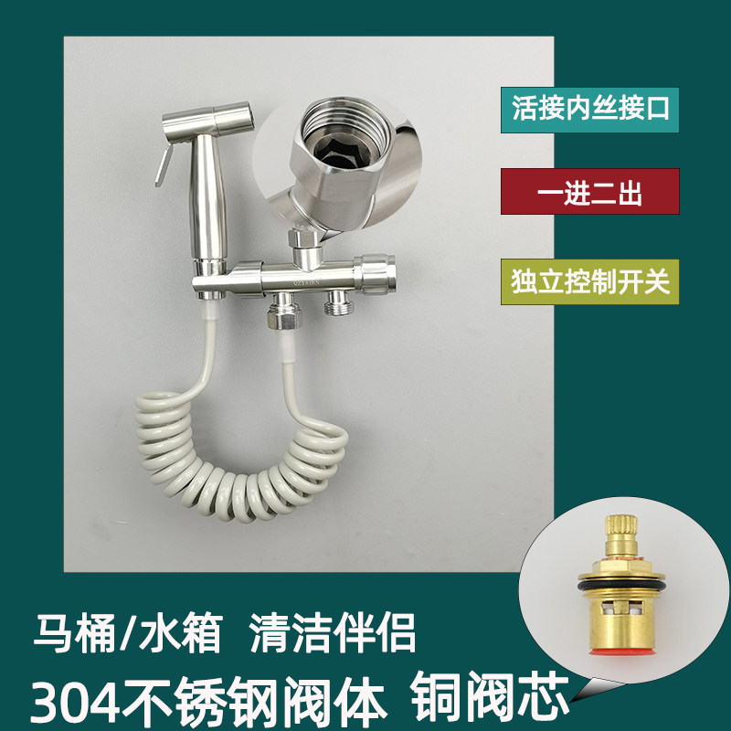 内丝一进二出喷枪套装