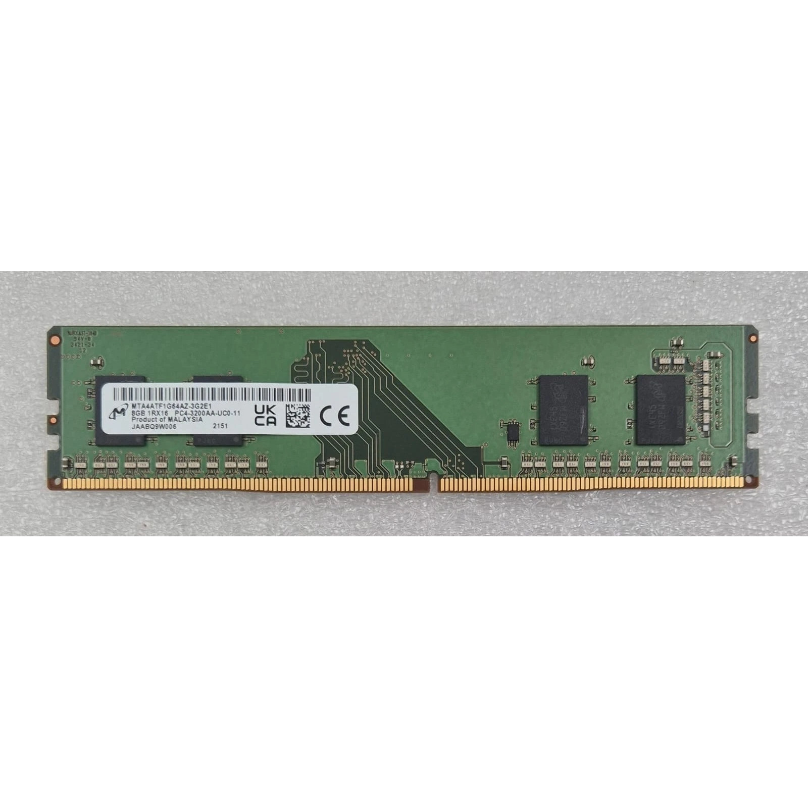 镁光8G 1RX16 PC4-3200AA DDR4台式机内存条MTA4ATF1G64AZ-3G2E1