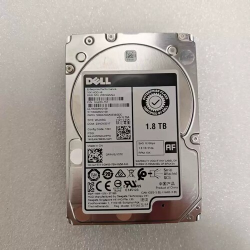 Dell/戴尔 1.8T 10K SAS 2.5 12G服务器硬盘 R740 R840 R940 R710