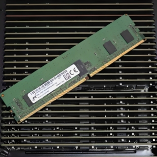 镁光8G 1RX8 PC4-3200AA-RD1-12 DDR4 ECC REG RDIMM服务器内存条
