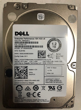 DELL/原装0WXPCX ST1200MM0088 服务器硬盘1.2T SAS 10K 2.5 12g