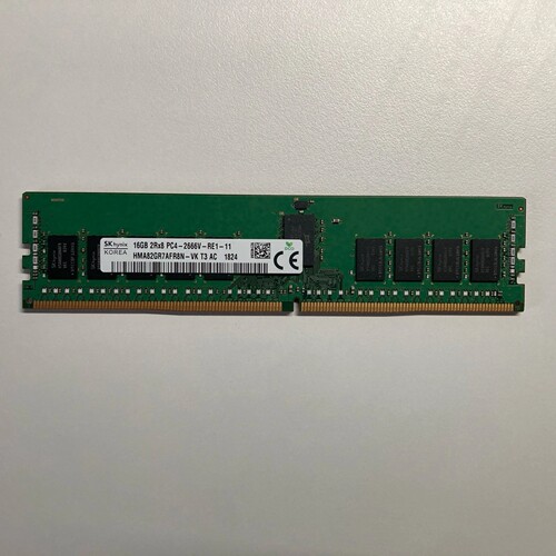 SK原装 16GB 2RX8 PC4-2666V-RE1-11 HMA82GR7AFR8N-VK 16GB内存