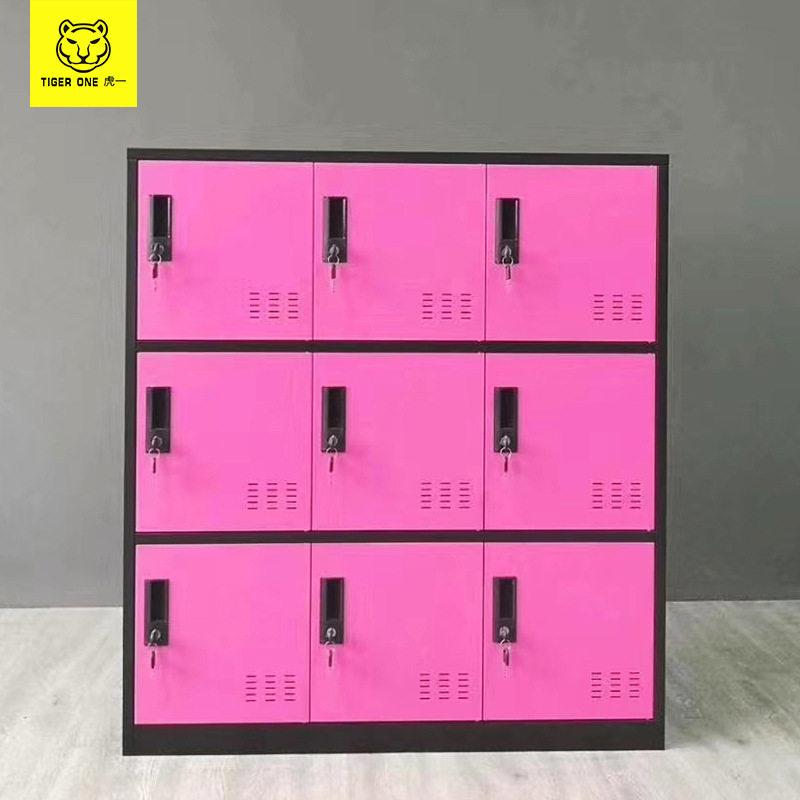虎一办公家具学生书包柜子矮柜储物柜更衣柜铁皮四六九门黑红彩色,商业/办公家具,办公储物柜,淘宝优惠券,粉丝福利购,淘宝优惠卷