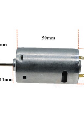390马达精密390直流电机12V强磁碳刷6V24V大扭矩静音小型马达