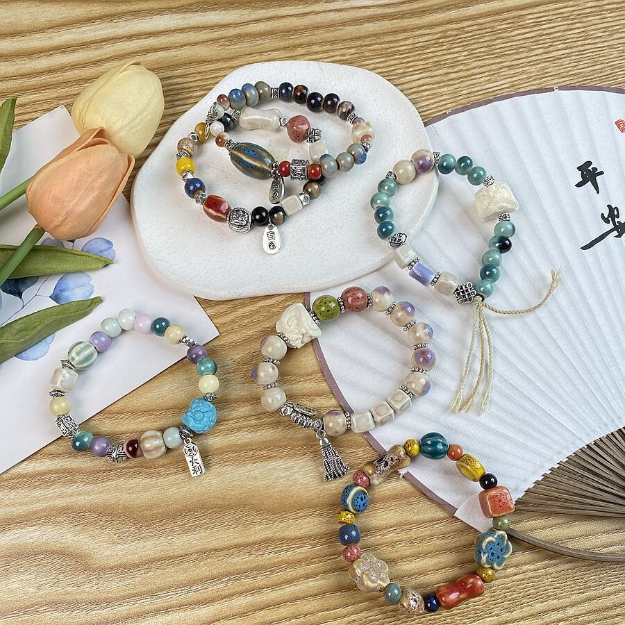 手链夏季女高级感饰品百搭手工编手链