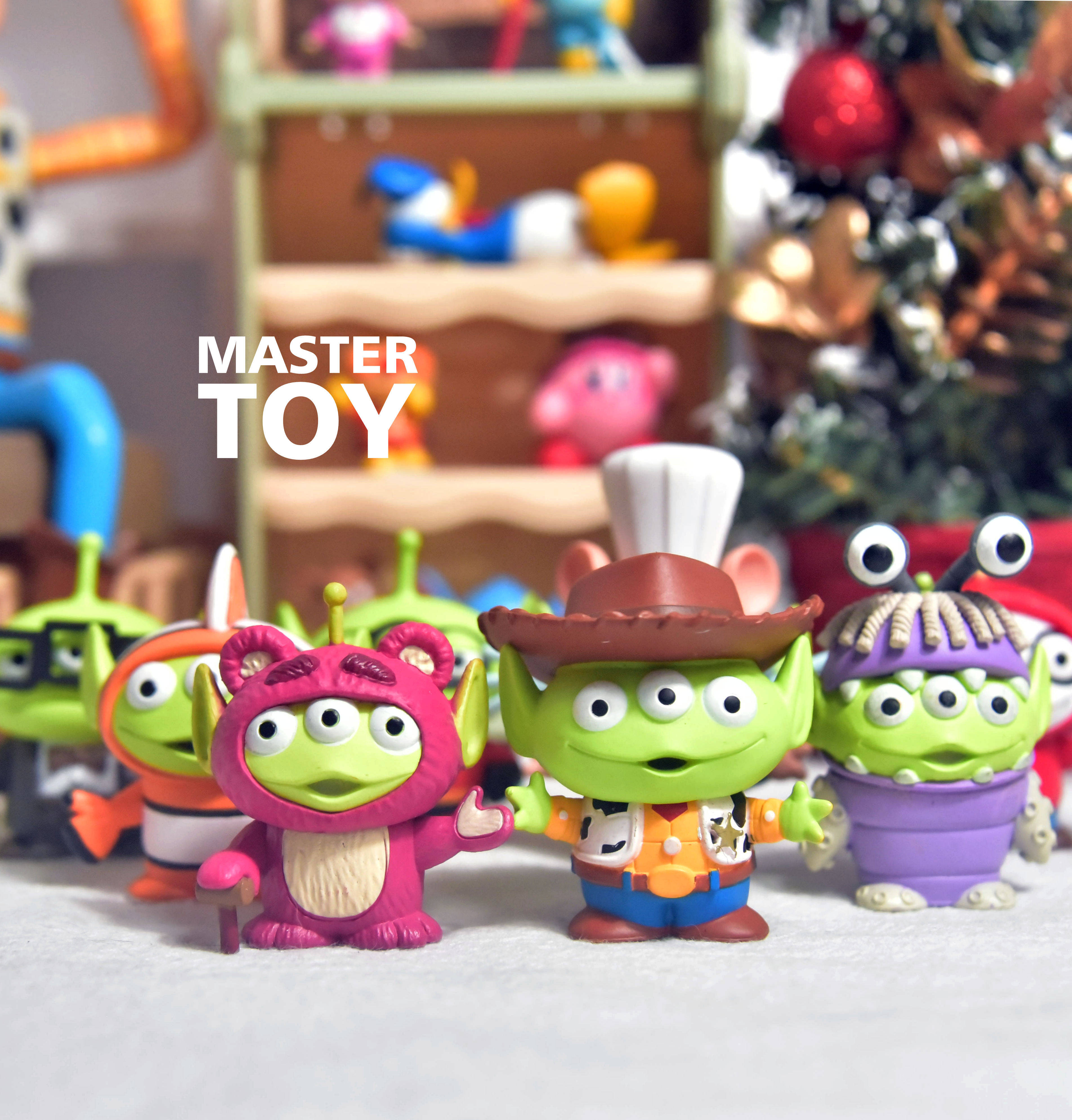 原单散货 玩具总动员 变装三眼仔 可爱卡通公仔手办模型摆件玩具