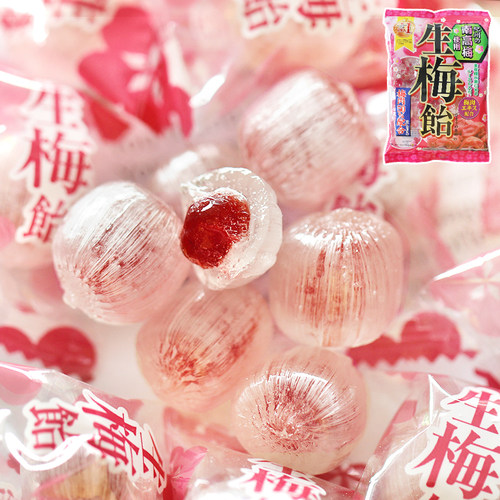 理本进口夹心糖果梅子糖软糖