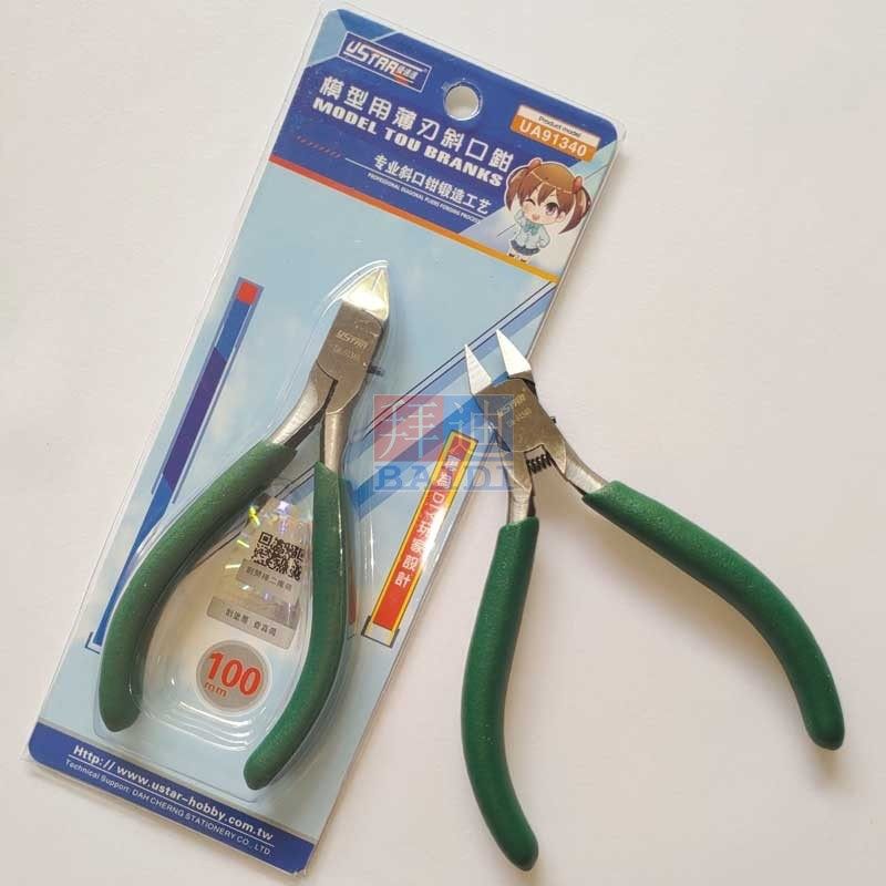 优速达工具辅料 ua-91340 模型专用薄刃斜口钳  水口钳工具