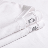 宽内搭打底衫 重磅纯色纯棉t恤短袖 210g男女同款 简约 买一送一