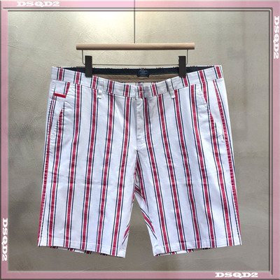 条裤五分裤直筒印花纯棉中裤男装