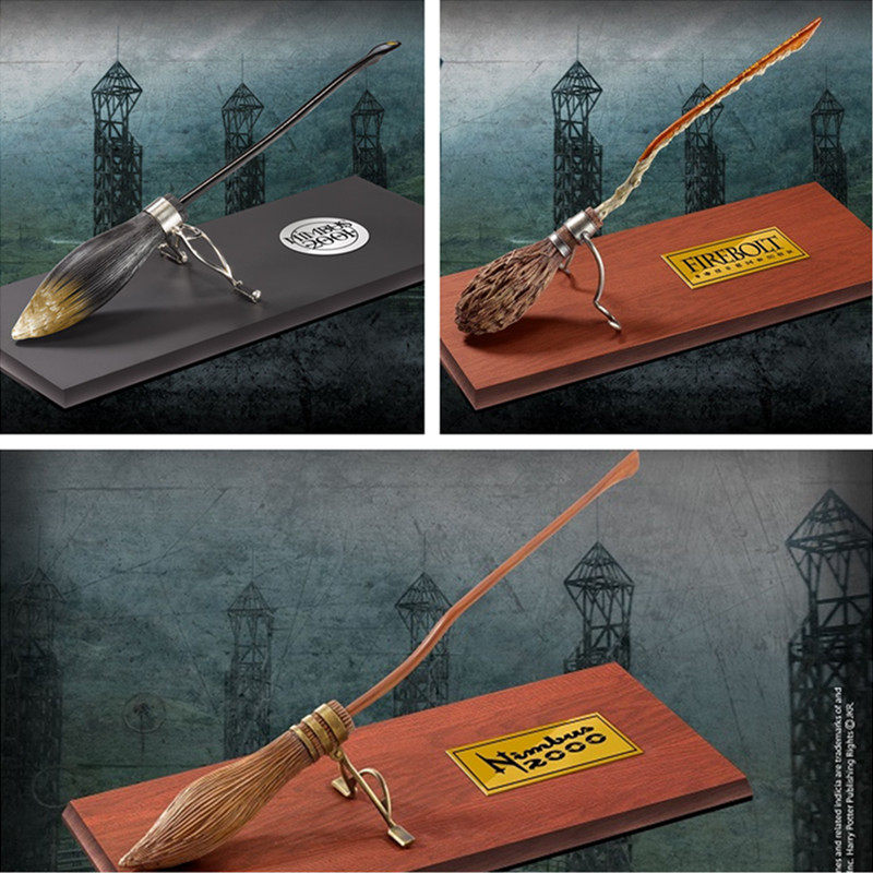 美国代购noble哈利波特周边联名 飞天扫帚手办光轮2000火弩箭摆件