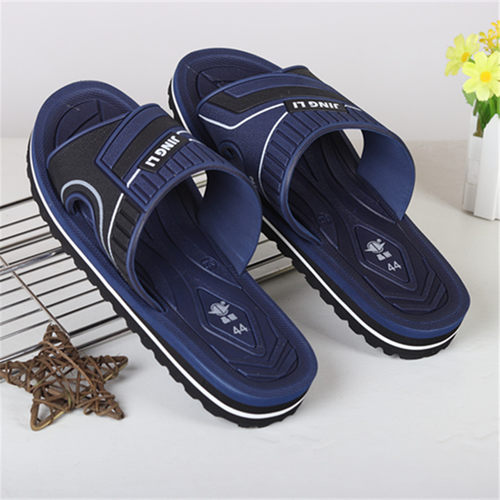 晶安正品泡沫底男款沙滩凉拖鞋