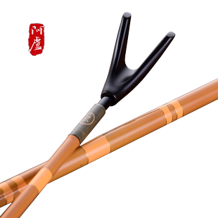 阿卢钓鱼碳素支架 2.1米炮台竿挂钓箱杆架并继杆挂超硬竿架竿枕