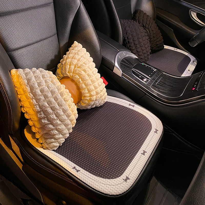 汽车坐垫四季通用座垫女士高级座椅垫防脏套 轿车奔驰a200l座椅套