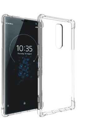 适用 索尼 Xperia1 X1 XZ4 透明防摔手机壳 J8110 J9110 X1 J9110 硅胶TPU保护套 保护壳 手机套 钢化膜