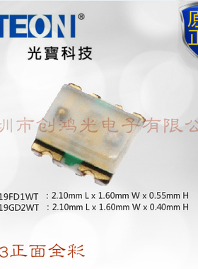 LTST-C19FD1WT 台湾光宝发光二极管贴片LED 0603RGB