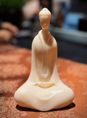 禅意空间北魏佛茶室空间高端人物