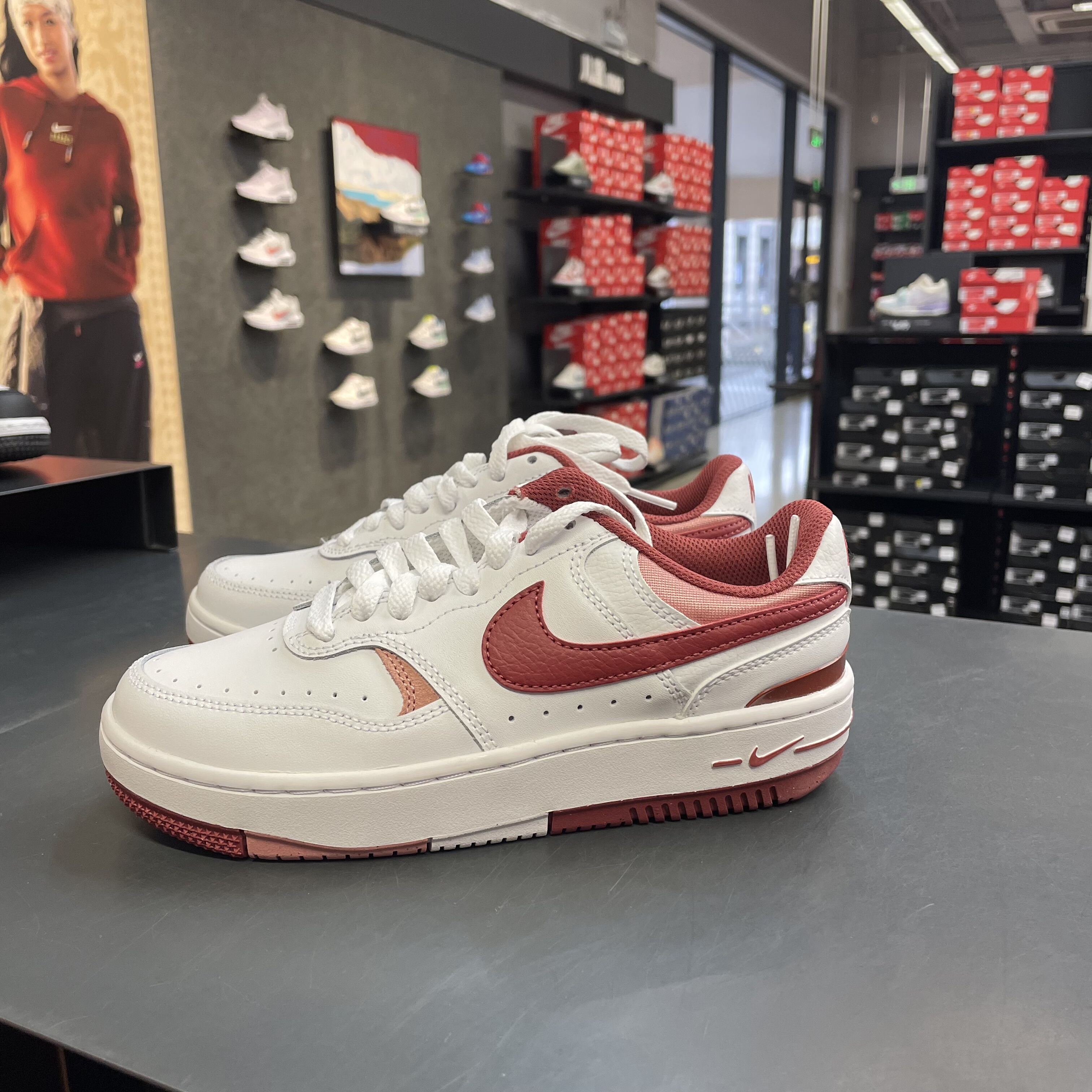 雪宁奥莱正品代购，耐克女子运动休闲厚底低帮板鞋FQ8877-100,运动鞋new,板鞋,淘宝优惠券,粉丝福利购,淘宝优惠卷