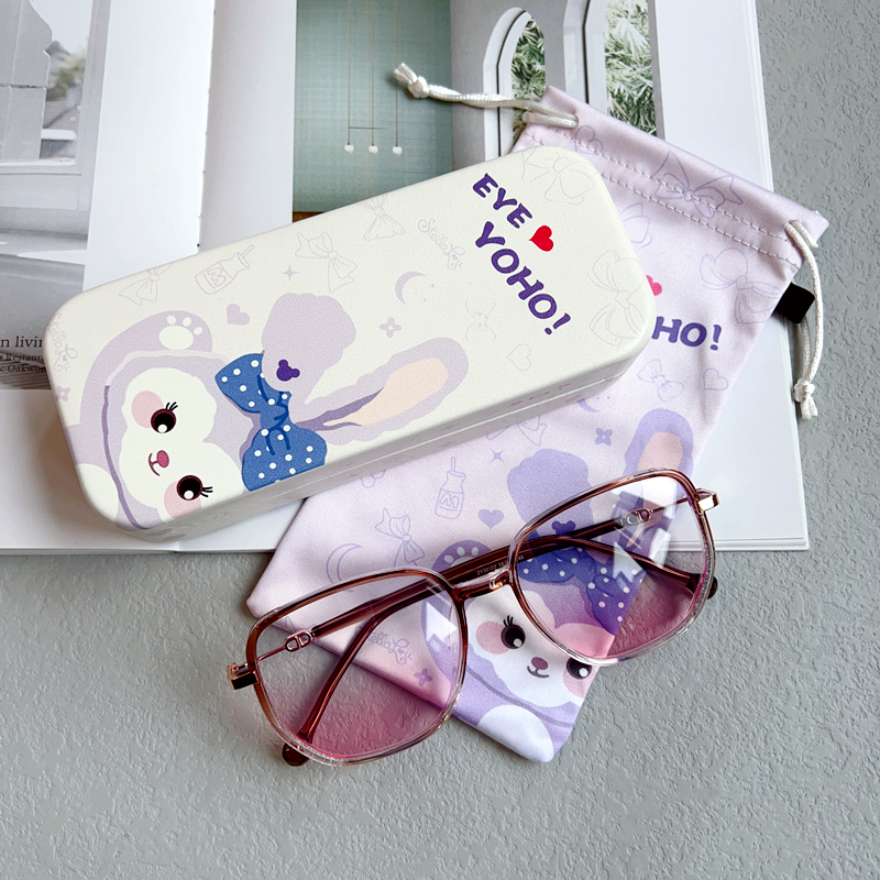 萌化少女心的兔兔眼镜盒套装