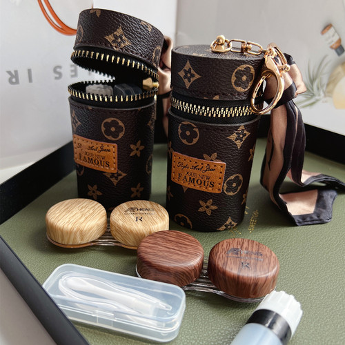 钥匙扣便携多用时尚美瞳盒