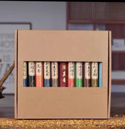 手工11味线香沉澳洲檀香艾草养神香崖柏鹅梨帐中香家用财神礼佛香