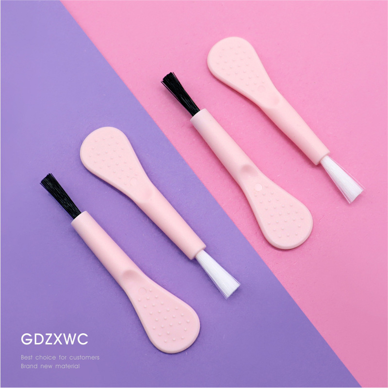 樱花粉色缝隙刷 耳机孔清洁刷 粉红色小刷子小毛刷 剃须刀清洁刷