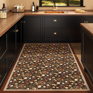 范居态度凯茜美式 复古风厨房防水地垫脚垫防油防污防滑免清洗地毯
