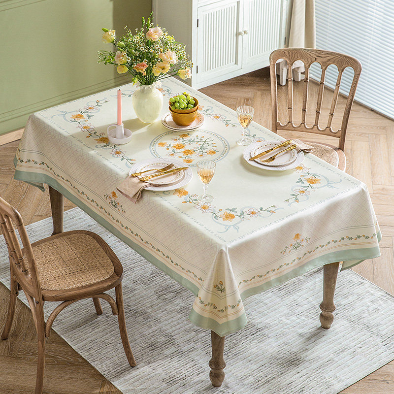 范居态度水色美式复古客厅餐桌布轻奢装饰布防尘布茶几盖布高级感,居家布艺,桌布,淘宝优惠券,粉丝福利购,淘宝优惠卷