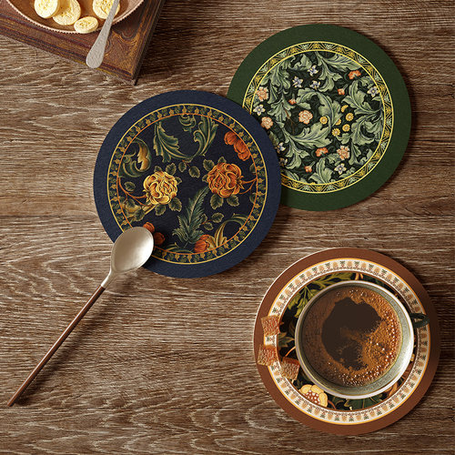 范居态度美式复古沥水垫吸水杯垫