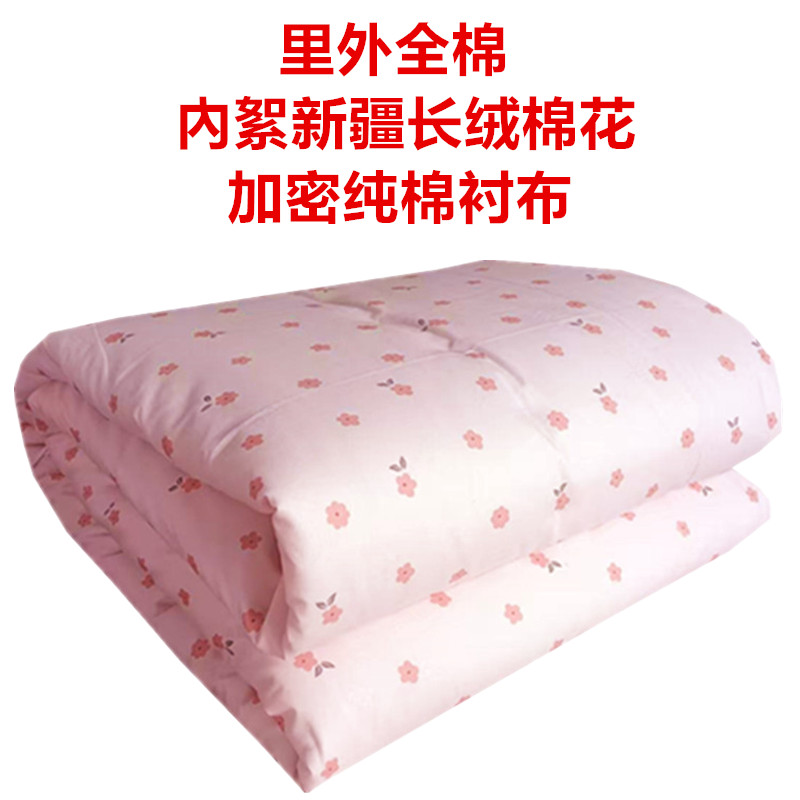 纯棉包布手工3斤新疆棉花被芯