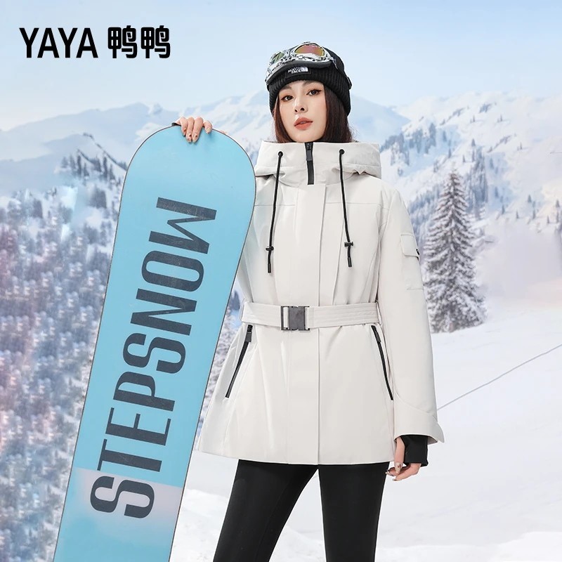 户外羽绒服女收腰显瘦好看工装