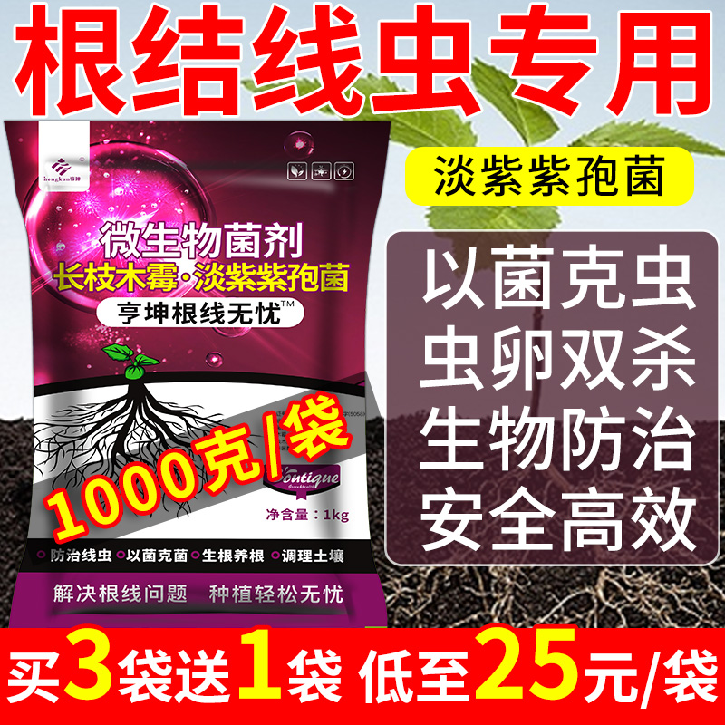 根结线虫专用药淡紫紫孢菌