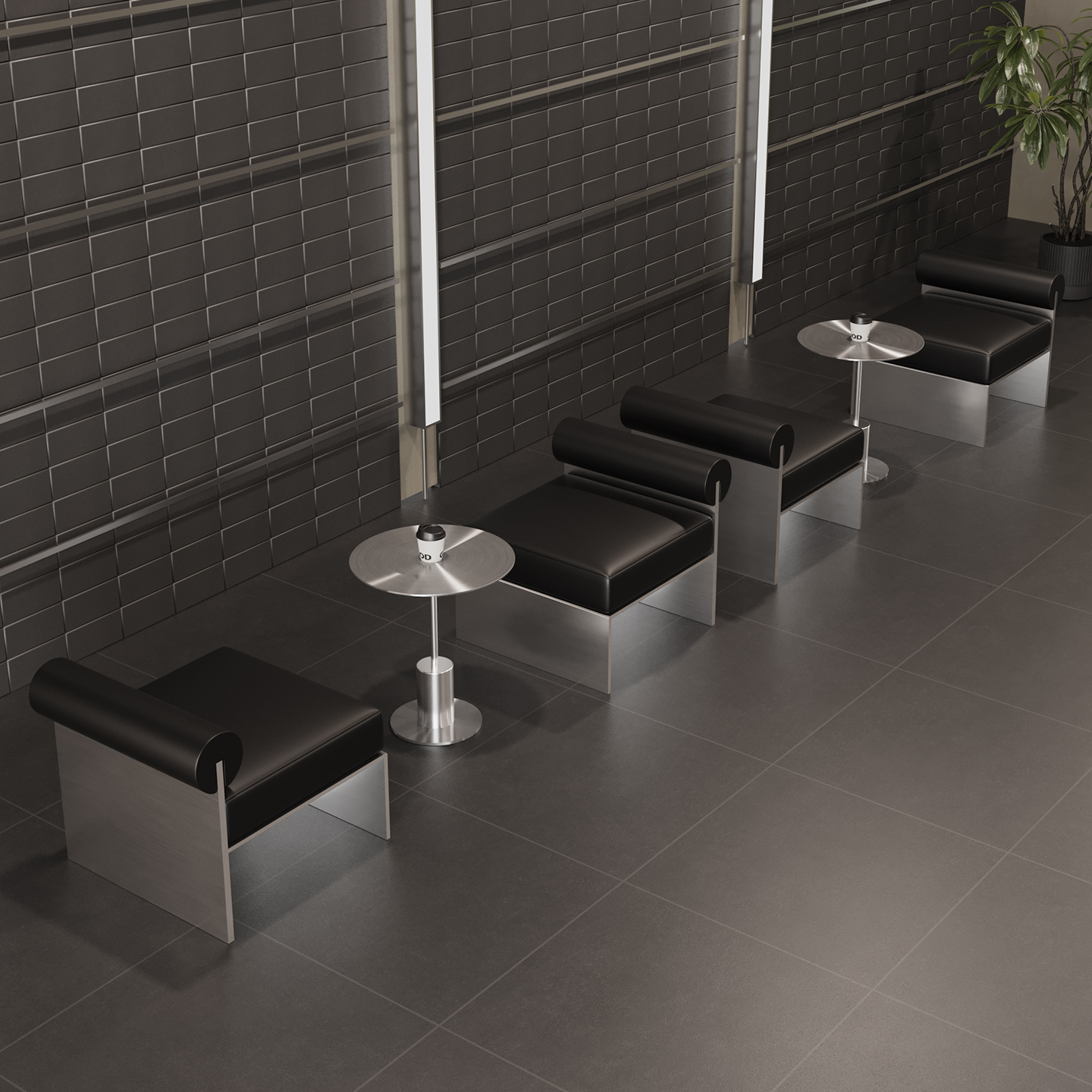 网红休息区不锈钢卡座沙发工业风咖啡厅奶茶店酒吧桌椅组合定制