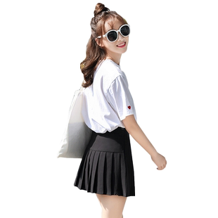ulzzang百褶裙秋冬半身裙女2024新款高腰学院风学生chic春夏短裙