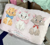 日单玛丽猫枕套40 60cm侧面带拉链