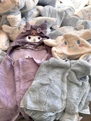 玉桂狗库洛米秋冬700克重双层保暖披风斗篷